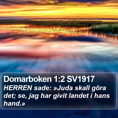 Domarboken 1:2 SV1917 Bible Verse Image