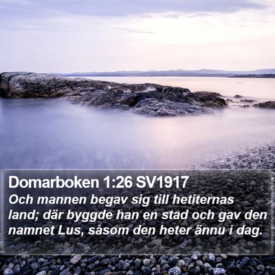 Domarboken 1:26 SV1917 Bible Verse Image