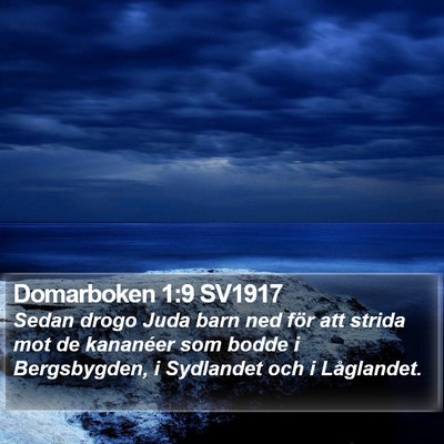 Domarboken 1:9 SV1917 Bible Verse Image