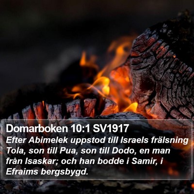 Domarboken 10:1 SV1917 Bible Verse Image