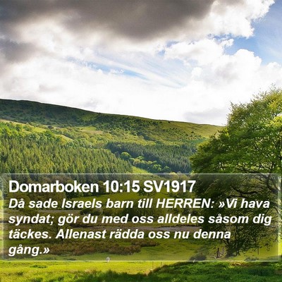 Domarboken 10:15 SV1917 Bible Verse Image
