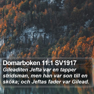 Domarboken 11:1 SV1917 Bible Verse Image