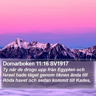 Domarboken 11:16 SV1917 Bible Verse Image