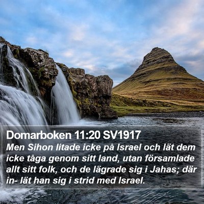Domarboken 11:20 SV1917 Bible Verse Image