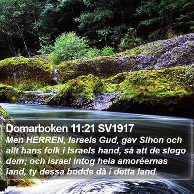 Domarboken 11:21 SV1917 Bible Verse Image