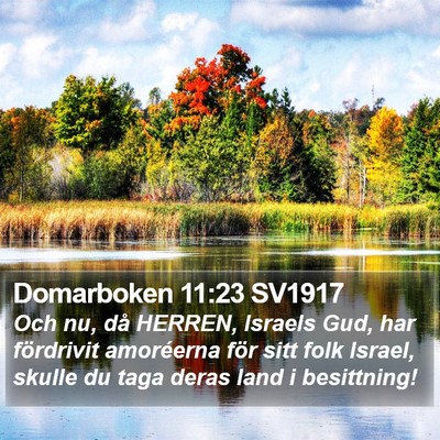 Domarboken 11:23 SV1917 Bible Verse Image