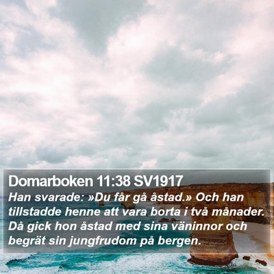 Domarboken 11:38 SV1917 Bible Verse Image