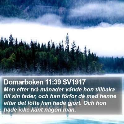 Domarboken 11:39 SV1917 Bible Verse Image