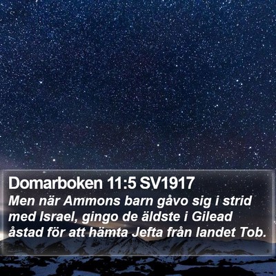 Domarboken 11:5 SV1917 Bible Verse Image