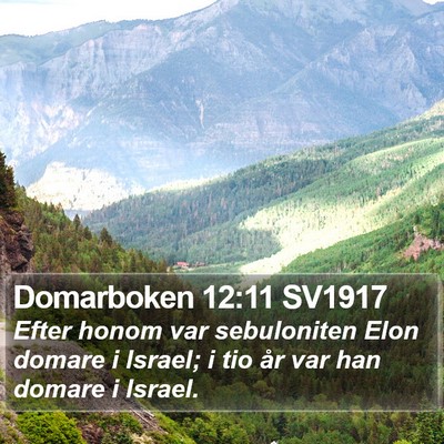 Domarboken 12:11 SV1917 Bible Verse Image
