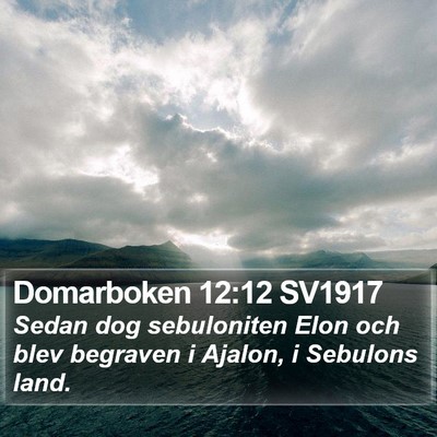 Domarboken 12:12 SV1917 Bible Verse Image