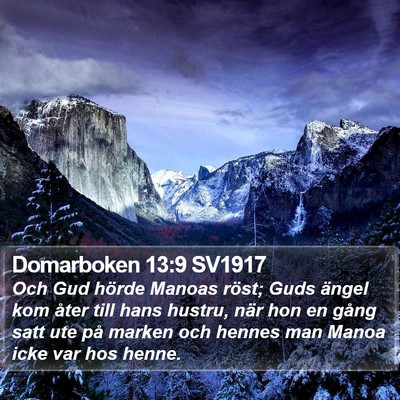Domarboken 13:9 SV1917 Bible Verse Image