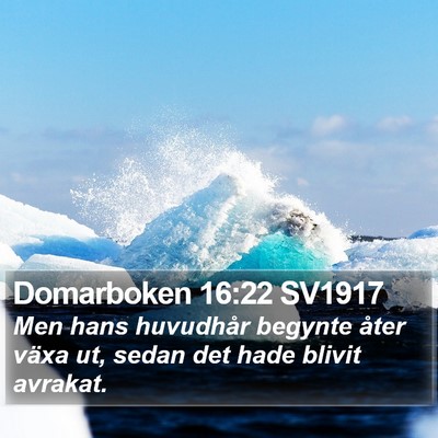 Domarboken 16:22 SV1917 Bible Verse Image