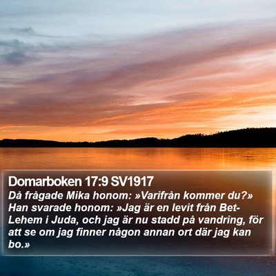 Domarboken 17:9 SV1917 Bible Verse Image