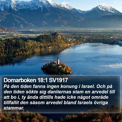 Domarboken 18:1 SV1917 Bible Verse Image