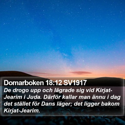 Domarboken 18:12 SV1917 Bible Verse Image