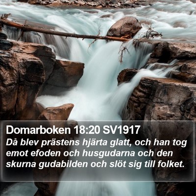 Domarboken 18:20 SV1917 Bible Verse Image