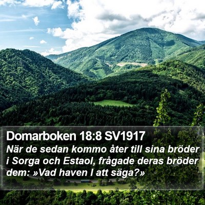 Domarboken 18:8 SV1917 Bible Verse Image