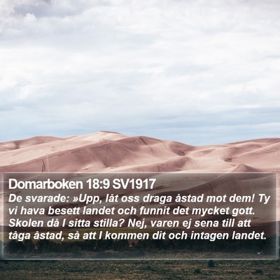 Domarboken 18:9 SV1917 Bible Verse Image