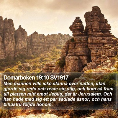 Domarboken 19:10 SV1917 Bible Verse Image