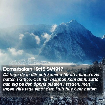 Domarboken 19:15 SV1917 Bible Verse Image