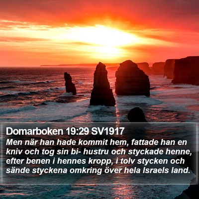 Domarboken 19:29 SV1917 Bible Verse Image
