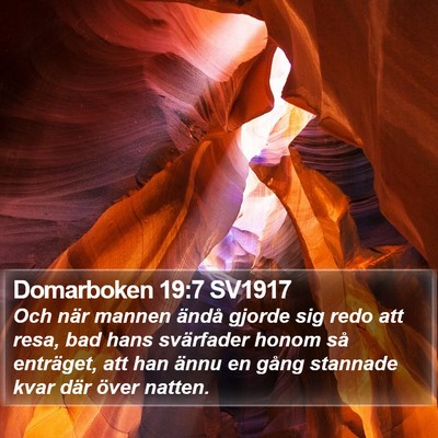 Domarboken 19:7 SV1917 Bible Verse Image