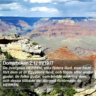 Domarboken 2:12 SV1917 Bible Verse Image