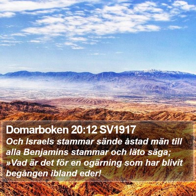 Domarboken 20:12 SV1917 Bible Verse Image