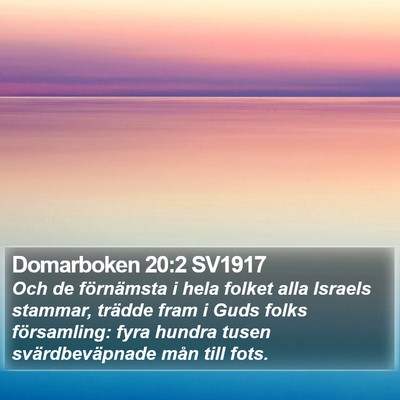 Domarboken 20:2 SV1917 Bible Verse Image