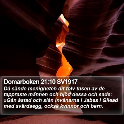 Domarboken 21:10 SV1917 Bible Verse Image