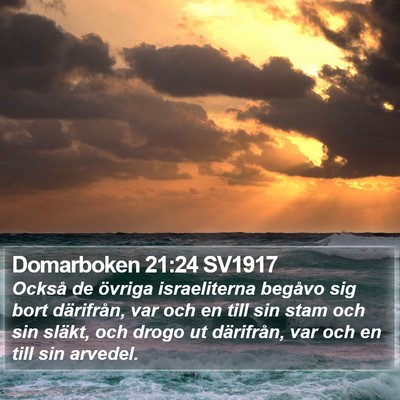 Domarboken 21:24 SV1917 Bible Verse Image