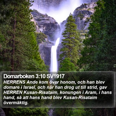 Domarboken 3:10 SV1917 Bible Verse Image