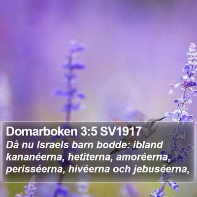 Domarboken 3:5 SV1917 Bible Verse Image