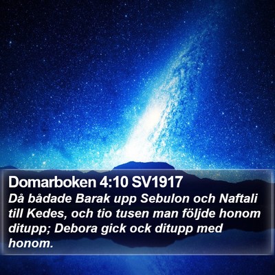 Domarboken 4:10 SV1917 Bible Verse Image
