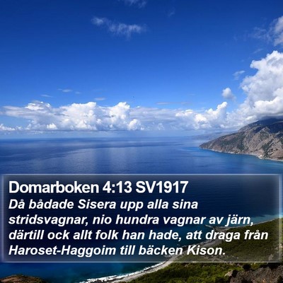 Domarboken 4:13 SV1917 Bible Verse Image