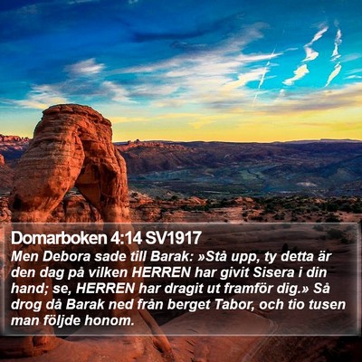 Domarboken 4:14 SV1917 Bible Verse Image
