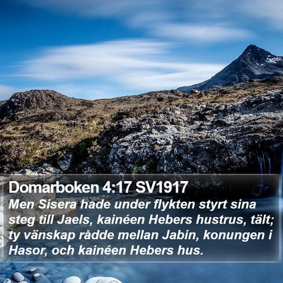 Domarboken 4:17 SV1917 Bible Verse Image