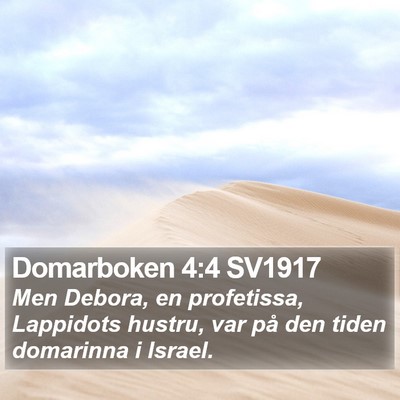 Domarboken 4:4 SV1917 Bible Verse Image