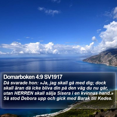 Domarboken 4:9 SV1917 Bible Verse Image