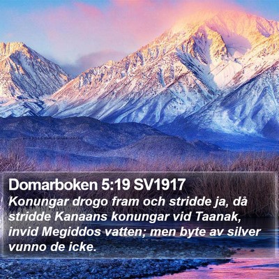 Domarboken 5:19 SV1917 Bible Verse Image