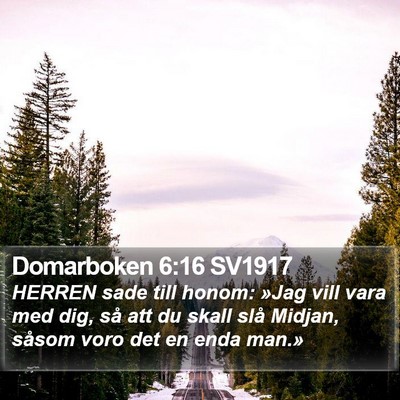 Domarboken 6:16 SV1917 Bible Verse Image