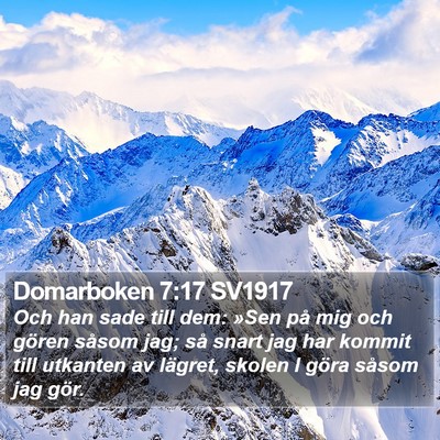 Domarboken 7:17 SV1917 Bible Verse Image