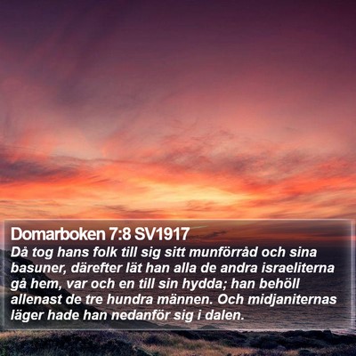Domarboken 7:8 SV1917 Bible Verse Image