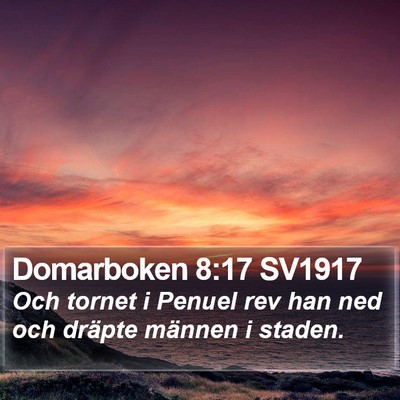 Domarboken 8:17 SV1917 Bible Verse Image