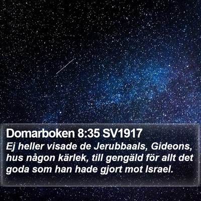 Domarboken 8:35 SV1917 Bible Verse Image