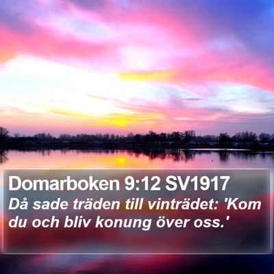 Domarboken 9:12 SV1917 Bible Verse Image