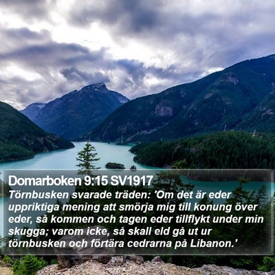 Domarboken 9:15 SV1917 Bible Verse Image