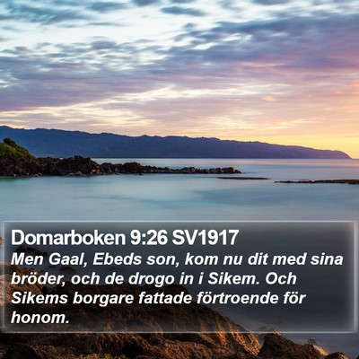 Domarboken 9:26 SV1917 Bible Verse Image