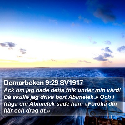 Domarboken 9:29 SV1917 Bible Verse Image